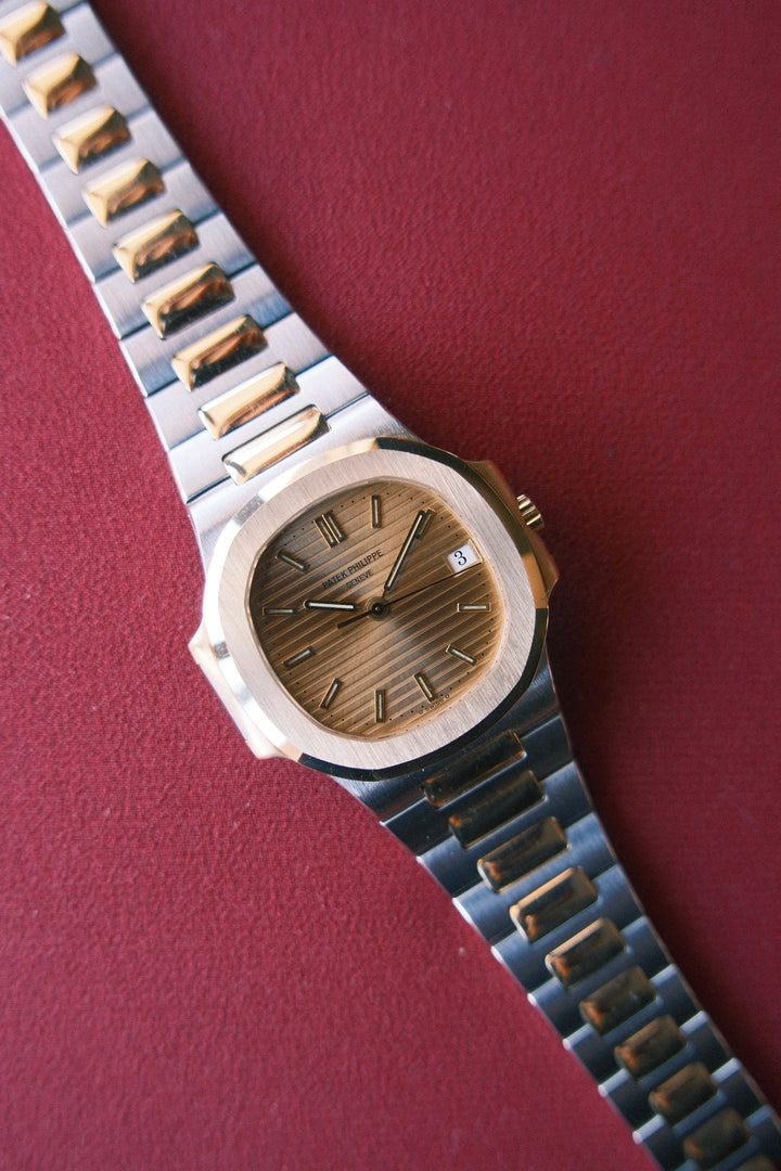 Patek Philippe 1991 Nautilus Champagne Dial on Bracelet