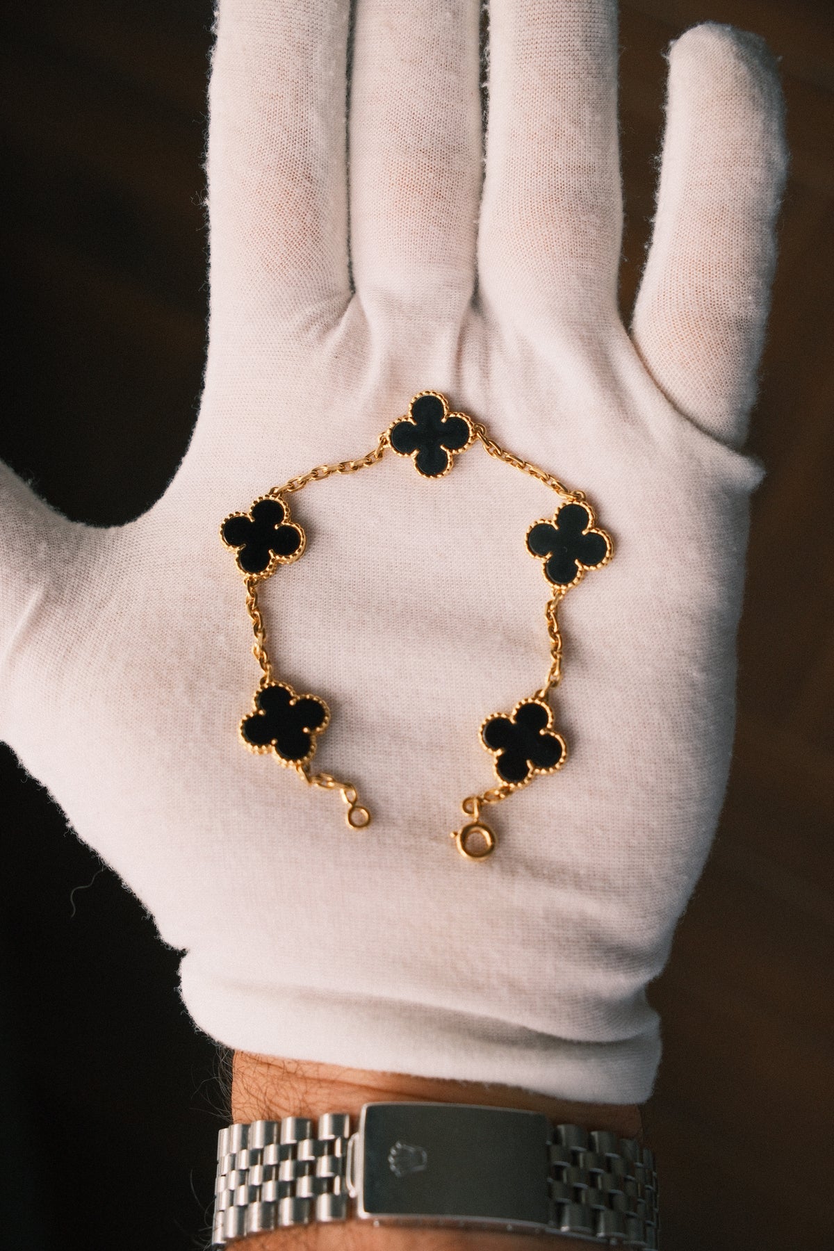 Van Cleef & Arpels Alhambra 5 Motif Bracelet