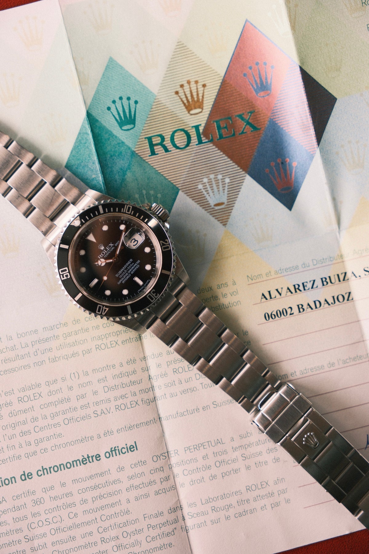 Rolex Submariner Black Dial on Oyster