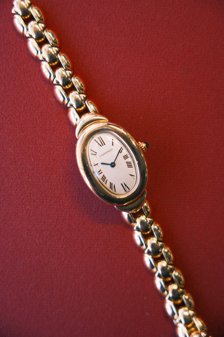 Cartier 90's Baigniore Cream Dial on Original Gold