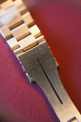 Rolex 1979 Italian Day-Date Oysterquartz Black stick Dial on Bracelet