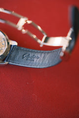 Glashütte Original PanoMaticLunar Blue Dial on Leather