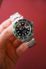 Rolex 2005 Submariner 'Kermit' Black Dial on Oyster