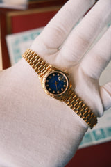 Rolex 1995 Datejust Lady President Blue Diamond Dial on President