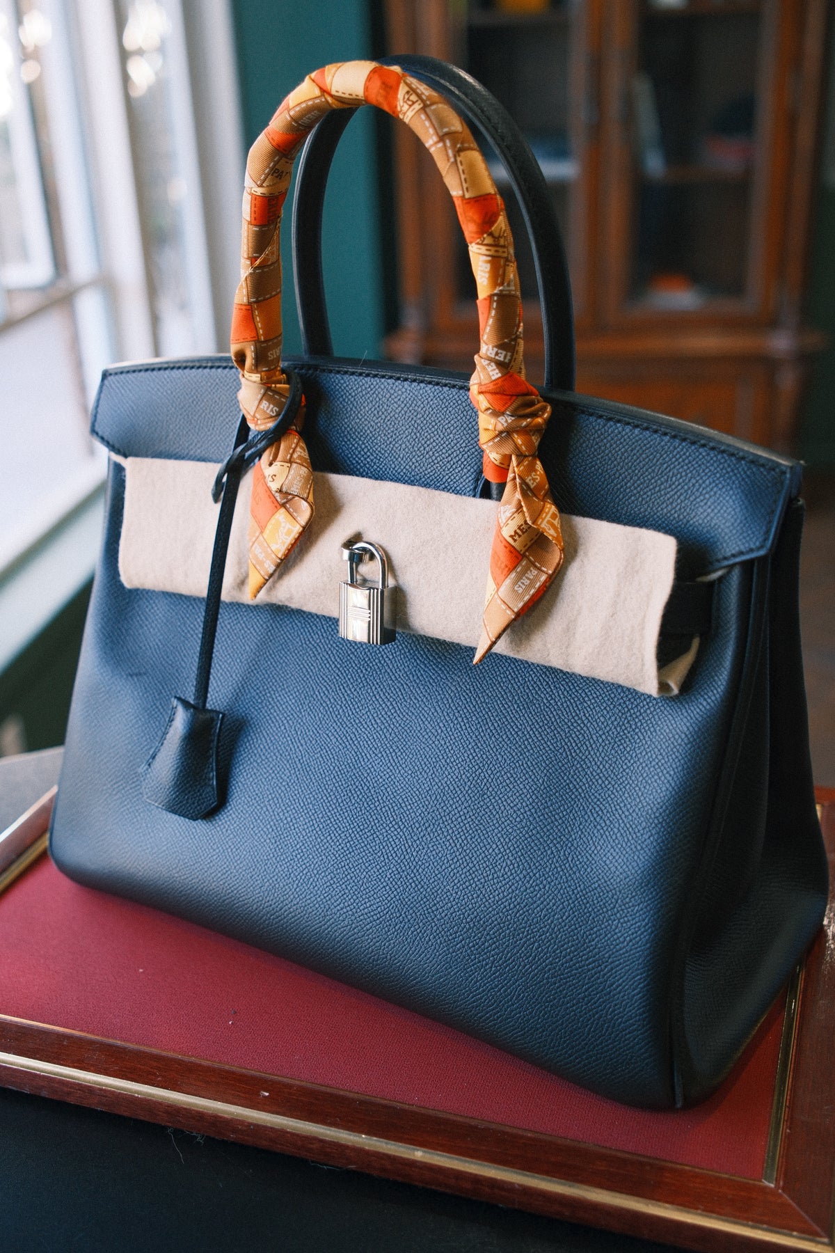 Hermés 2010 Birkin 30 Epsom Noir