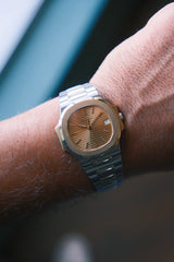 Patek Philippe 1991 Nautilus Champagne Dial on Bracelet