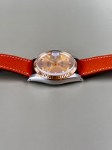 Rolex 1988 Datejust 36mm Champagne Diamond Hour Markers Dial on Leather