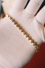Unsigned Vintage Vintage Natural Diamond Bracelet