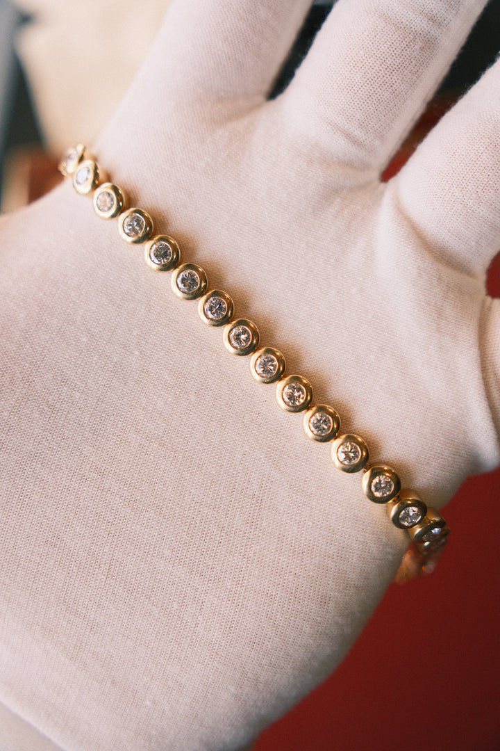 Unsigned Vintage Vintage Natural Diamond Bracelet