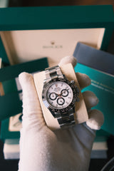 Rolex Daytona "Panda" White Dial on Oyster