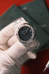 Audemars Piguet 1999 Royal Oak Black Dial on Stainless Steel