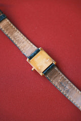 Cartier 18k YG Tank Française Mini Cream Dial on