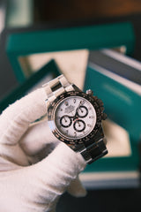 Rolex Daytona "Panda" White Dial on Oyster