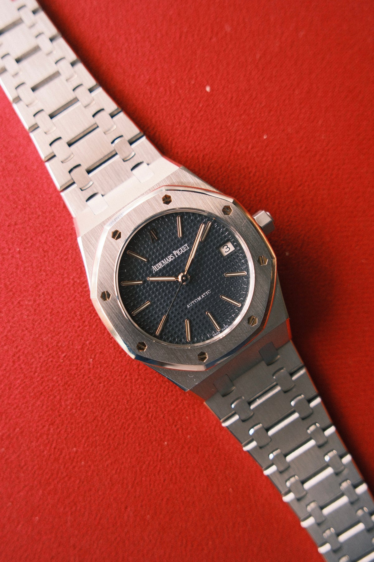 Audemars Piguet 1999 Royal Oak Black Dial on Stainless Steel