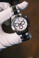 Rolex Daytona "Panda" White Dial on Oyster