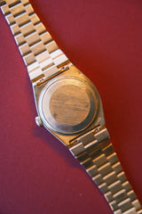 Rolex 1979 Italian Day-Date Oysterquartz Black stick Dial on Bracelet